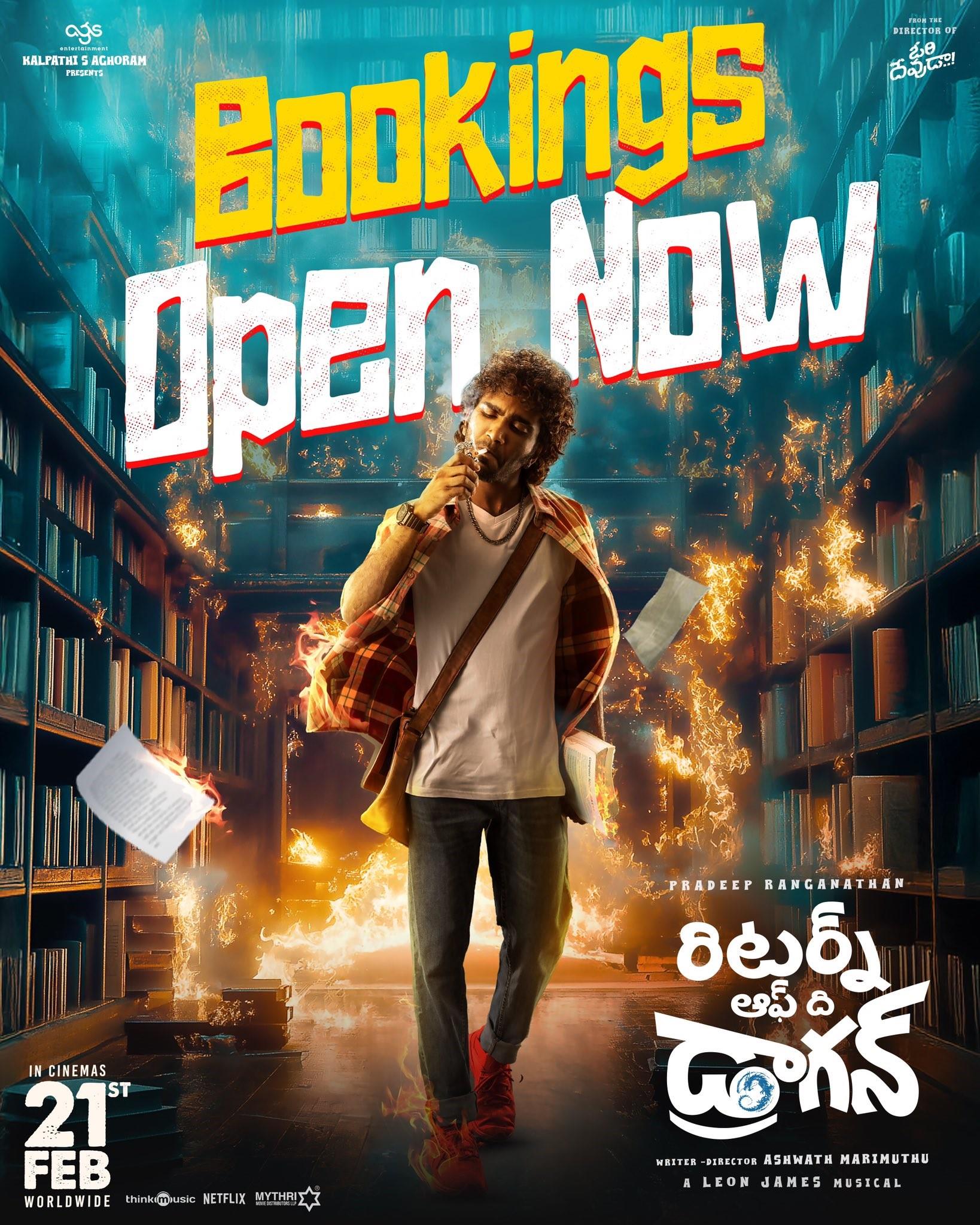 Dragon FDFS, Plot, Censor, Runtime, Cast & Crew, more about Pradeep